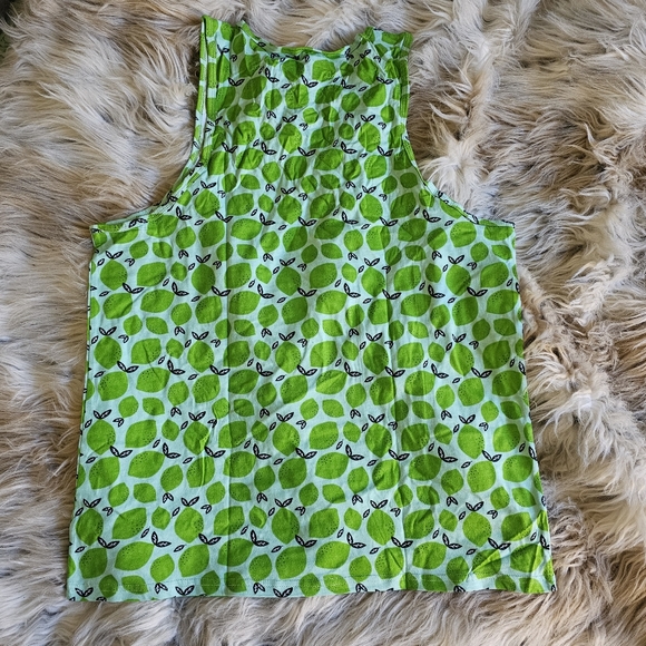 NWOT Bacardi Lime Green Tank Top - Picture 3 of 3